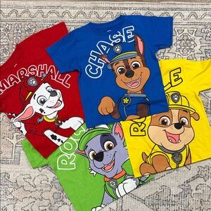 Paw Patrol Toddler T-Shirts, Set of 4
